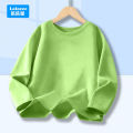 9 Color Children Spring Autumn Solid Color Simple Long Sleeve T-shirt Boy Girl Casual Sports Shirt Fashion Round Neck Cotton Top. 