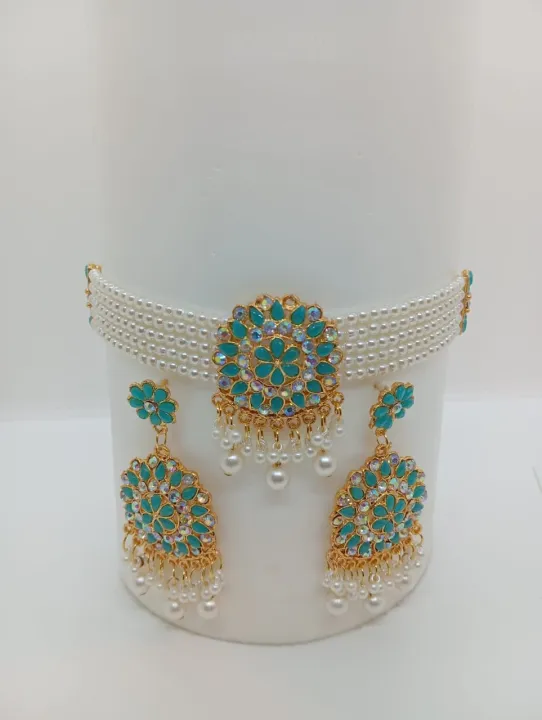 Golar%20Choker%20Necklace%20Set%20For%20Women%20-%20Necklace%20For%20Girls%20-%20Necklace%20For%20Girls%20-%20Image%204