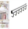 HOT DEAL NO1.Hooks Hooks Storage Hooks Shelf Wardrobe Cabinet Metal Under Shelves Mug Cup Hanger Bathroom Kitchen Hanging Rack Hooks (Color : Black)

only 249. 