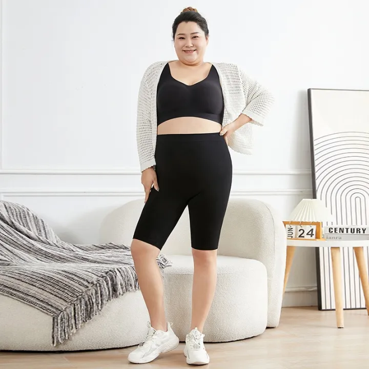 Women%20Big%20Size%20Leggings%20Black%20High%20Stretchy%20Shorts%20Outdoor%20Wearling%20Casul%20Sports%20Tights%20Ladies%20Plus%20Size%20Modal%20Leggings%20-%20Image%203