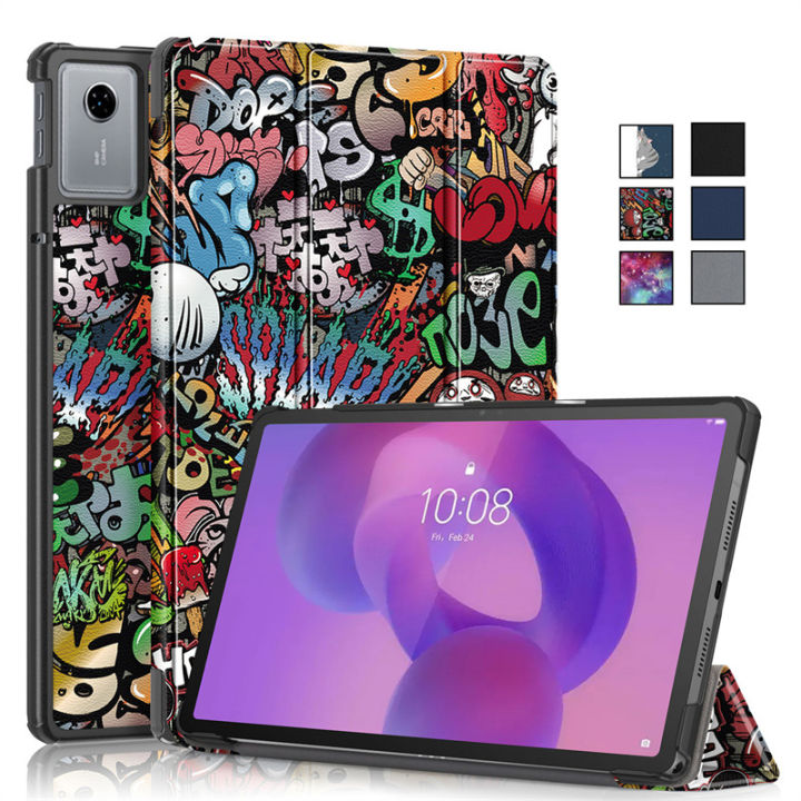 Coque For  Idea Tab 11 Case TB336FU Trifold Magnetic Leather Stand Smart Painted Cover For Funda Idea Tab 11 Case TB336ZU