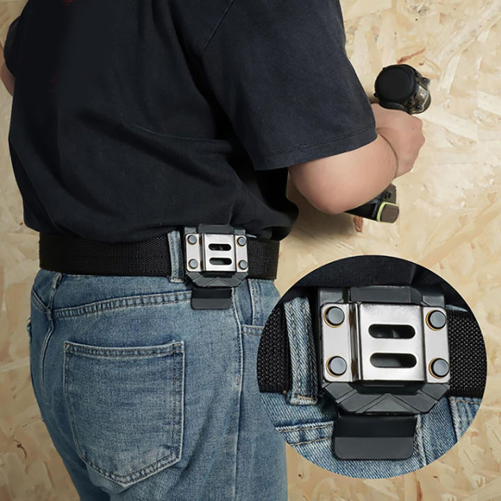 Utility%20Belt%20Drill%20Carrier,%20Clip-on%20Drill%20Holder,%20Functional%20Drill%20Holster,%20Tape%20Measure%20Compartment,%20Belt%20Drill%20Holder%20-%20Image%202