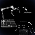 Base Action Figure Suitable Display Stand For Hg 1/144 Cinema Game Saint Seiya Bracelet And Universal Stand. 