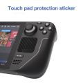 For Steam Deck Host Protective Kit Trackpad Button Sticker Dustproof Dust Plug Rocker Silicone Caps for Steam Deck Accessories.