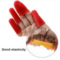 3Pcs Silicone Anti-cut Heat Resistant Finger Protector Fingers Cap Cooking Tool. 