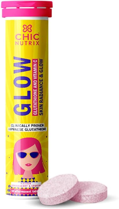 Chicnutrix Glow - Japanese OPITAC Glutathione & Vitamin C for bright ever  skin (10 tablets)