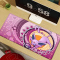 XXL Kawaii Mouse Pad Pokemons Eevee Computer Speed Type Mat for E-sports Players Lock Edge Keyboard Pad Mousepad Office Desk Mat. 