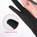 1PC Two-Finger Hand Painting Gloves Oil Painting Art Supplies Anti-touch Tablet Digital Board Screen Touch Drawing Anti-fouling.