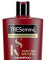 Tresemme Keratin Smooth Shampoo with Marula Oil for Soft & Shiny Hair 400ml. 