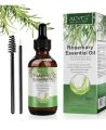 ALIVER Rosemary Essential Oil for Hair Growth, Enhanced Shine, 100% Pure Natural, Nourishment Scalp, Improves Blood Circulation, Best Serum for Skin, 2 fl oz. 