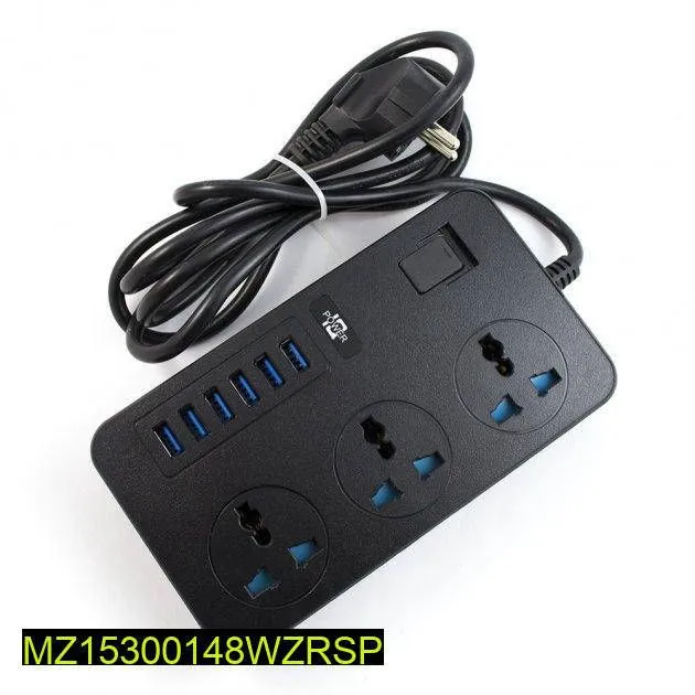 Smart%20Extension%20Board%20has%203%20Power%20Sockets%20Plus%206%20USB%20Smart%20Ports%20For%20Mobile%20Charging.%20-%20Image%202