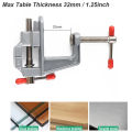 Mini Bench Vise Table Clamp Screw DIY Craft Mold Fixed Repair Tool Plier Jewelry Make Electronics Small Hobby Workbench Portable.