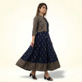 Gown One Piece Long Kurti Gown for Women - Elevate Your Style with Unique Gown Kurti Fashion - Suitable for All Seasons.