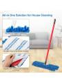 3 Packs Microfiber Mop Refills Compatible with O-Cedar and Vileda, Replacement Mop Heads for Dry/Wet Use Machine Washable. 