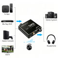 192KHz/24Bit DAC Digital to Analog Audio Converter Digital SPDIF Optical Toslink Coaxial to Analog Stereo L/R RCA and 3.5mm Jack. 
