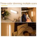 Wall-Mounted Reading Light, Stick On Bunk Bed Lamp Dimmable Lights, Magnetic Mounted Under Cabinet Lighting Rechargeable Battery. 