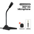 Elough Desktop Microphone Computer Desktop Microphone Gaming E-sports Conference Recording Noise Reduction USB/3.5mm Microphone. 