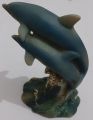 Porcelain Dolphin Miniature set. 