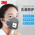 3M 9542V KN95 Valved Carbon Respirator Masks. 