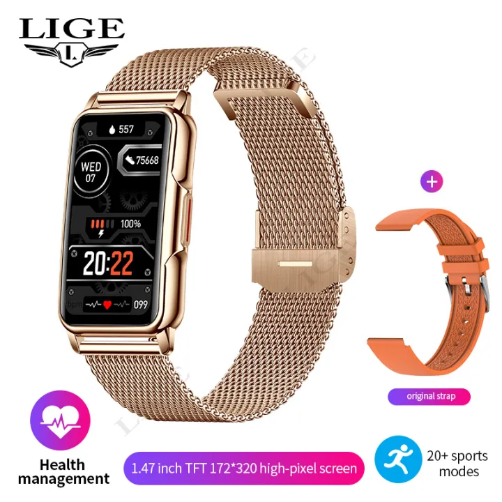 LIGE%20New%20Fashion%20Smart%20Watch%20Ladies%20Message%20Push%20Blood%20Pressure%20DIY%20Custom%20Dial%20Sports%20Bracelet%20Waterproof%20Men%20Smartwatch%20Women%20-%20Image%208