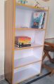 MSF 4-Tier Open Book Shelf With Steel Legs, Modern Book Rack, Bookcase, Super Quality Multi Storage Cabinet for Office, Kitchen, Bedroom, Livingroom, Study room, Shops, Nursery for Kids Bag Books, Wall Shelves, Show Cases for Home Decor. 