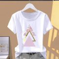 Women Print Floral Sports Fashion Casual Explosive Short Sleeve T-shirt Graphic Tshirts Women Clothes Oversized T Shirt.