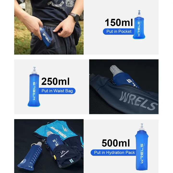 WRELS%20Soft%20Water%20Bottle%20Outdoor%20Sport%20Camping%20Running%20Folding%20Bag%20Flask%20TPU%20BPA-Free%20Hydration%20Pack%20Collapsible%20Water%20Bottle%20-%20Image%205