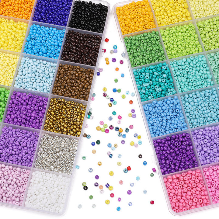 24%20Grid%203mm%20Premium%20Glass%20Rice%20Beads%20Set%205200pcs%20Tiny%20Seed%20Beads%20Box%20Kit%20for%20Bracelet%20Necklaces%20Jewelry%20Making%20DIY%20Craft%20Beading%20-%20Image%202