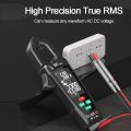MastFUYI® FY385 Big Screen Digital Clamp Meter 9999 Count DC AC Current Voltage Clamp Meter True RMS HZ Temp Ohm Capacitance Multimeter with Manual & Auto Range Function. 