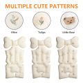 Autumn and winter warm baby stroller seat cushions thickened cotton child stroller baby seat cushions universal four seasons. 