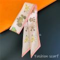 1PC Korean Fashion New Women's Twill Decorative Ribbon Small Scarf Binding Bag Handle Ribbon Hair Band Small Scarf Headband. 