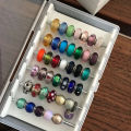 Acrylic Charm Bracelet Beads Display Rods Tray Box Trollbeads Necklace Pearl Vintage Storage Organizer Case for Chain Charms. 