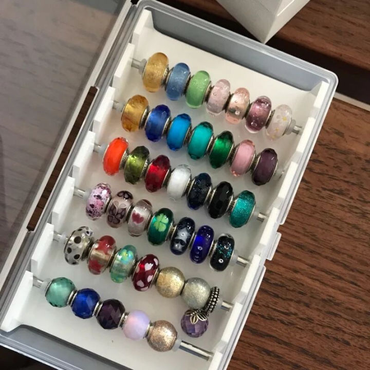 Acrylic%20Charm%20Bracelet%20Beads%20Display%20Rods%20Tray%20Box%20Trollbeads%20Necklace%20Pearl%20Vintage%20Storage%20Organizer%20Case%20for%20Chain%20Charms%20-%20Image%206
