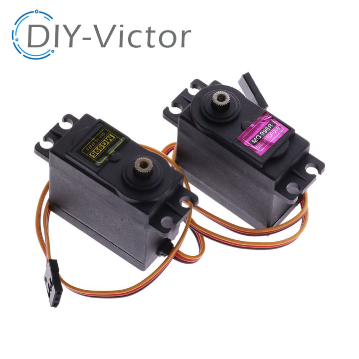 1Pcs MG995 MG996R Metal Gear Servmotor 180 360 Hoge Snelheid Analoge Servo Motor Voor Model Vliegtuig Rc Auto boot Arduino