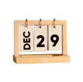 Wood Flip Chart Permanent Dask Calender -Stay Organized With Styles Wood Clip chart.