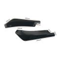 2P Rear Bumper Lip Diffuser Splitter Universal Car Spoiler Side Skirt Extension Protector Kit Auto Accessories Exterior Styling.