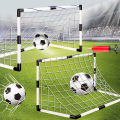 Football Sports Toys Game, Children's Foldable Football Goal with Pump and Ball Outdoor Lawn Soccer Training  for Kids. 