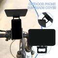 Mobile Phone Sunshade Anti-Glare Sun Shade for Phones Cellphone UV Protection Cover Folding Smartphone Sunshade for Car Bike.