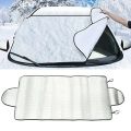 New 150cm X 70cm Universal Car Front Windshield Cover Auto Sunshade Snow Ice Protection Cover Winter Summer Windshield Shield.