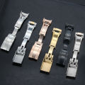 Watch Band Buckle for Rolex Submariner GMT Master Daytona 9*16mm Water Ghost Button Stainless Steel Solid Clasp Watch Buckle. 