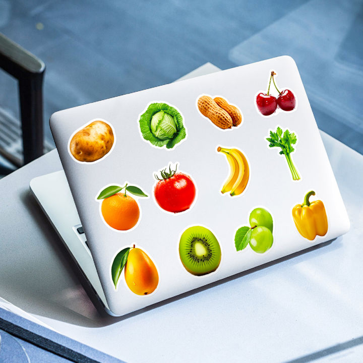 50PCS%20Vivid%20Fruit%20&%20Vegetables(Grape%20Cherry%20Carrot%20Broccoli)%20Stickers%20Pack%20,Waterproof%20Vinyl%20Stickers%20for%20Laptop%20phone%20-%20Image%202