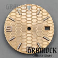 GRAMOCK 29mm Watch Parts Land Type Watch Dial Number Mark With Watch Hands Green Luminous Fit NH35 NH36 Movement 3 o'clock Date. 