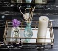 Decorative Tray Mirrored Glass Vanity Tray for Makeup &Jewelry tray and serving tray. 
