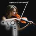 Wireless Violin Microphone UHF Wireless Musical Instrument Microphone System for Violin Audio Transmission Music Record. 