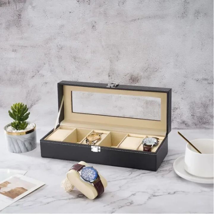 6%20Slots%20Wrist%20Watch%20Box%20Watch%20Holder%20Storage%20Case%20Organizer%20PU%20Leather%20Watch%20Display%20Box%20regalos%20para%20hombre%20-%20Image%203