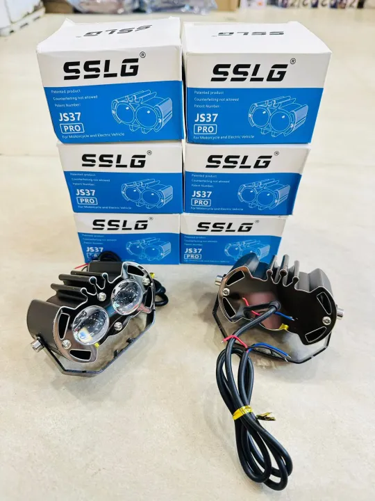 Motorcycle 2 lens led fog  light for all bikers ( shilan l 19/ js37 pro new model )