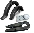 3 items ABS plastic Mudguard set chain cover and megnet cover For CD70 & All china Bike's. 