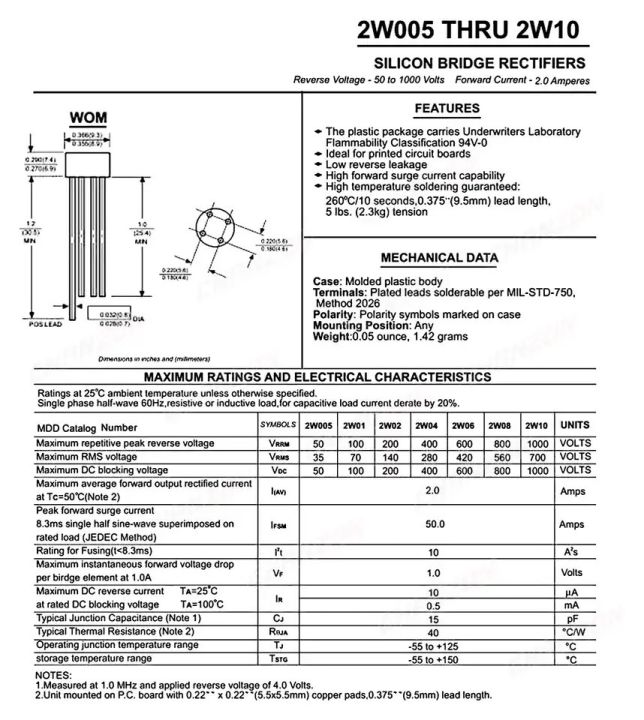 20pcs%202W10%20400V%202A%20Full%20Wave%20Bridge%20Rectifier%20other%20items%20need%20for%20inform%20me%20-%20Motors%20-%20Modern%20and%20Trendy%20-%20Image%203