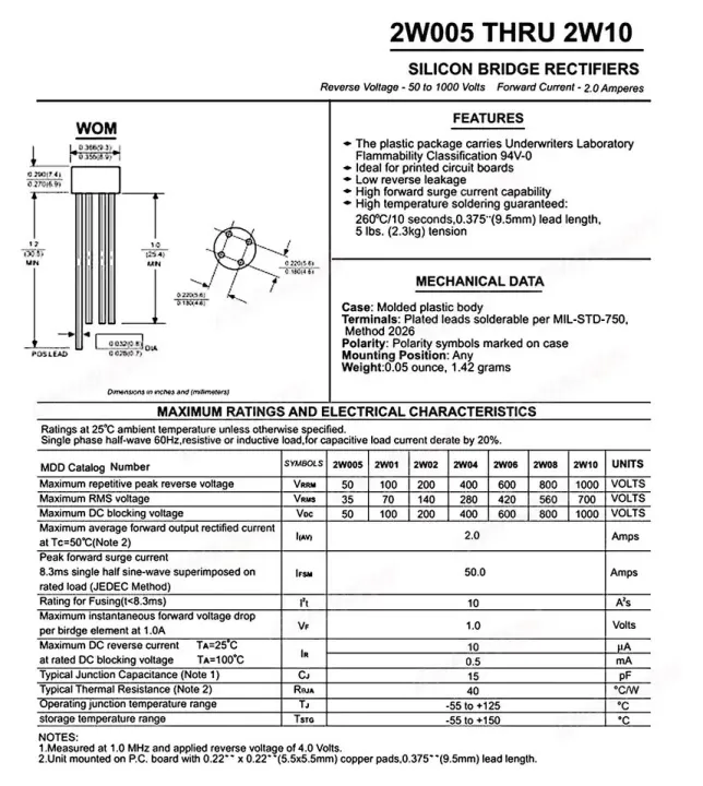 20pcs%202W10%20400V%202A%20Full%20Wave%20Bridge%20Rectifier%20other%20items%20need%20for%20inform%20me%20-%20Motors%20-%20Modern%20and%20Trendy%20-%20Image%203