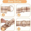 2/5PCS Fashion Metal Round Circle Clip Buckle Clothing Ring Wrap Holder Silk Scarf Ring Clip T-shirt Tie Clip Female Ornament. 